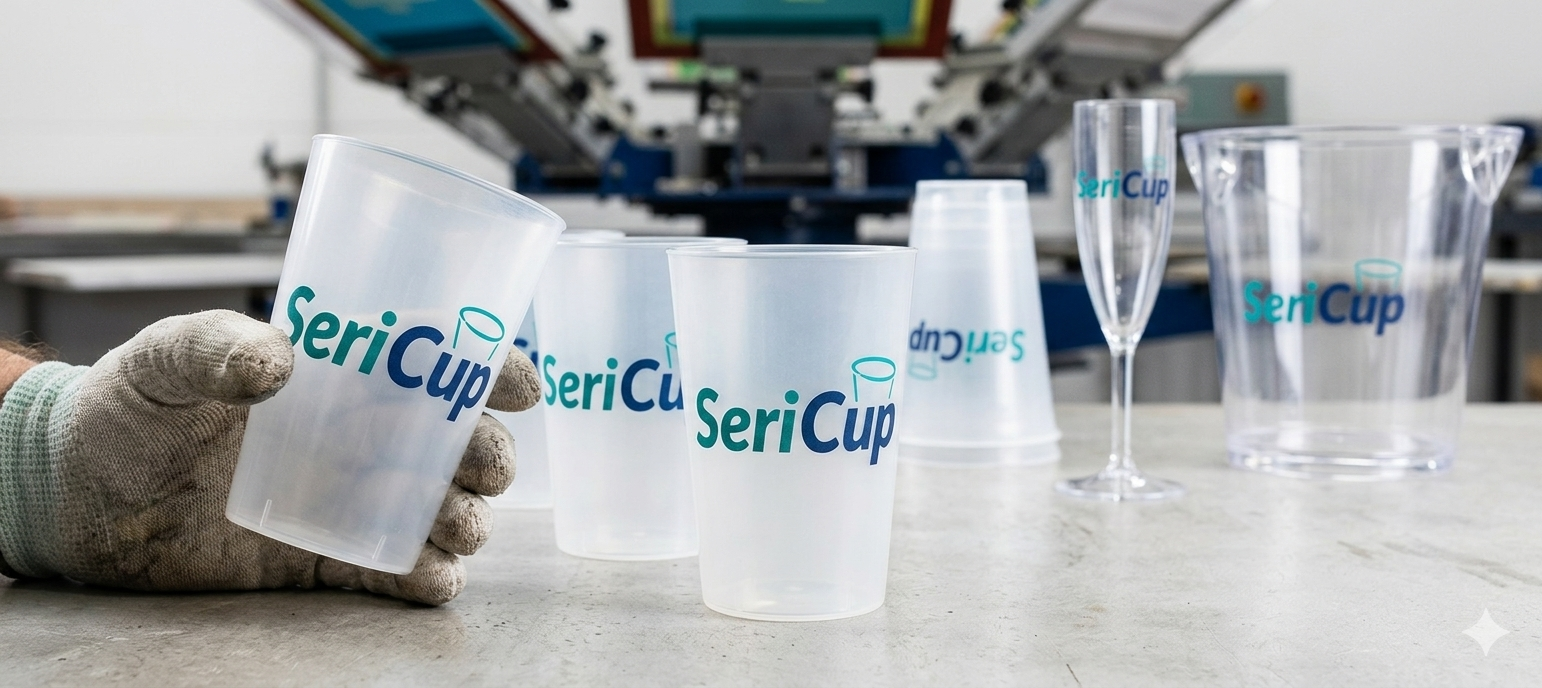 Vasos personalizados con serigrafía