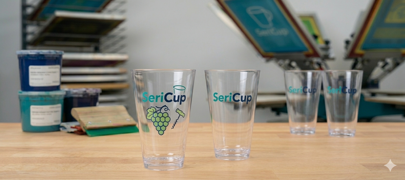Tampografía en vasos cónicos y superficies curvas