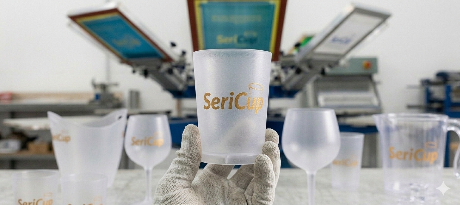 Vasos personalizados serigrafía directa